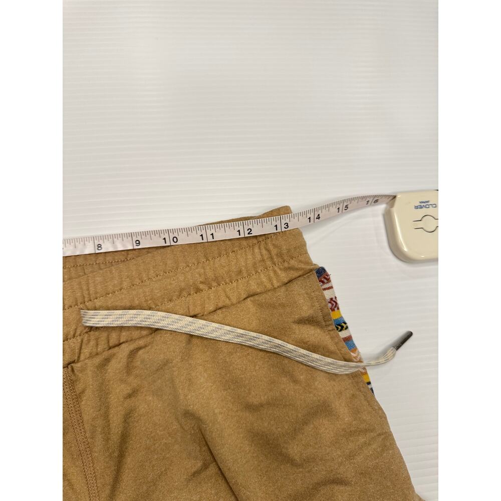 Wowie Kozie Lounge Shorts Wheat Tan Women’s Small Boho Tribal Pocket Loungewear - Picture 12 of 16